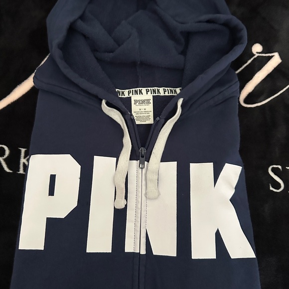 PINK Victoria's Secret Girls' Hoodies - Navy, Charcoal, Black - Picture 9 of 13